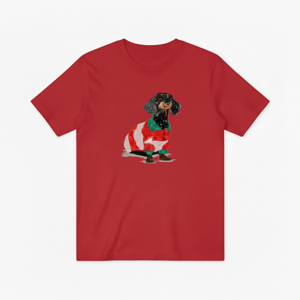 Dachshund Graphic Tee Vintage Dog Lover Gift T7032