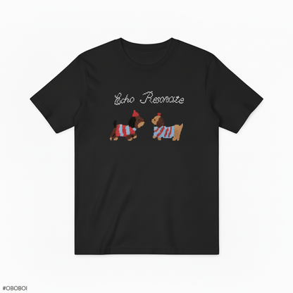 Matching Dogs Graphic Tee Cute Animal Lover Gift T7034