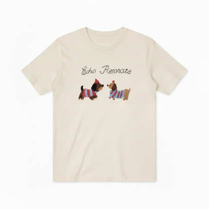 Matching Dogs Graphic Tee Cute Animal Lover Gift T7034