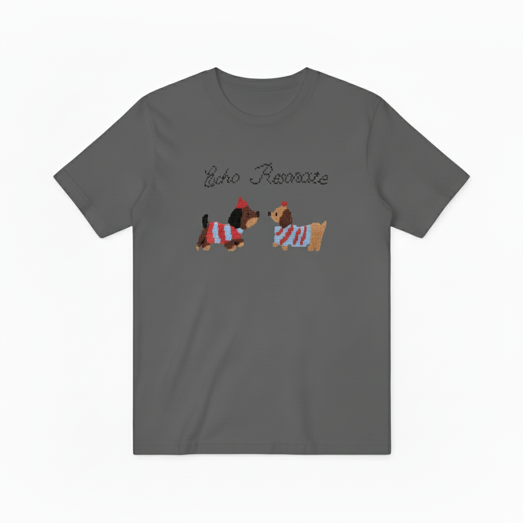 Matching Dogs Graphic Tee Cute Animal Lover Gift T7034