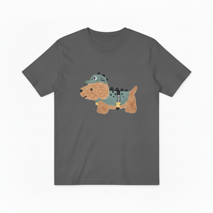 Dino Dog Graphic Tee Funny Animal Lover Gift T7041