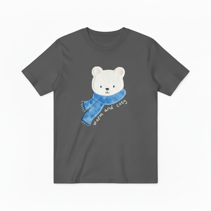 Polar Bear Graphic Tee Warm Cosy Animal Lover Gift T7043