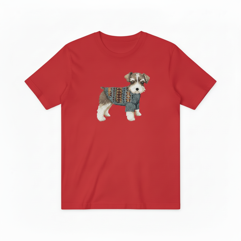Schnauzer Graphic Tee Elegant Dog Lover Gift T7044