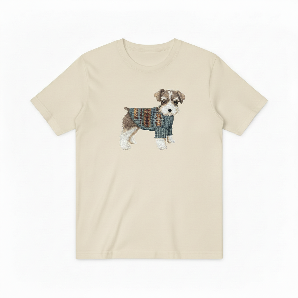 Schnauzer Graphic Tee Elegant Dog Lover Gift T7044