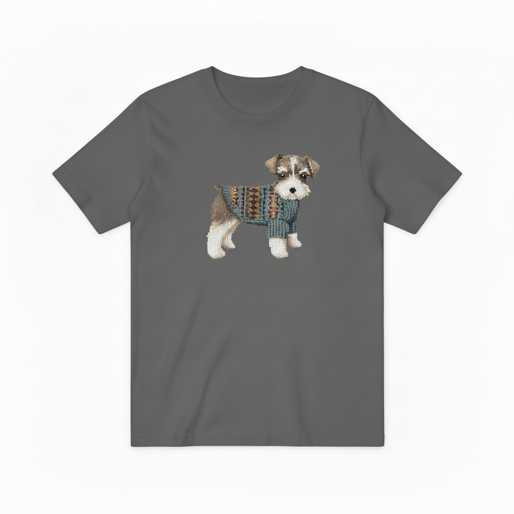 Schnauzer Graphic Tee Elegant Dog Lover Gift T7044