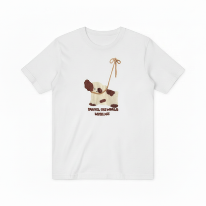 Travel The World Dog Graphic Sweater Animal Lover Gift T7048