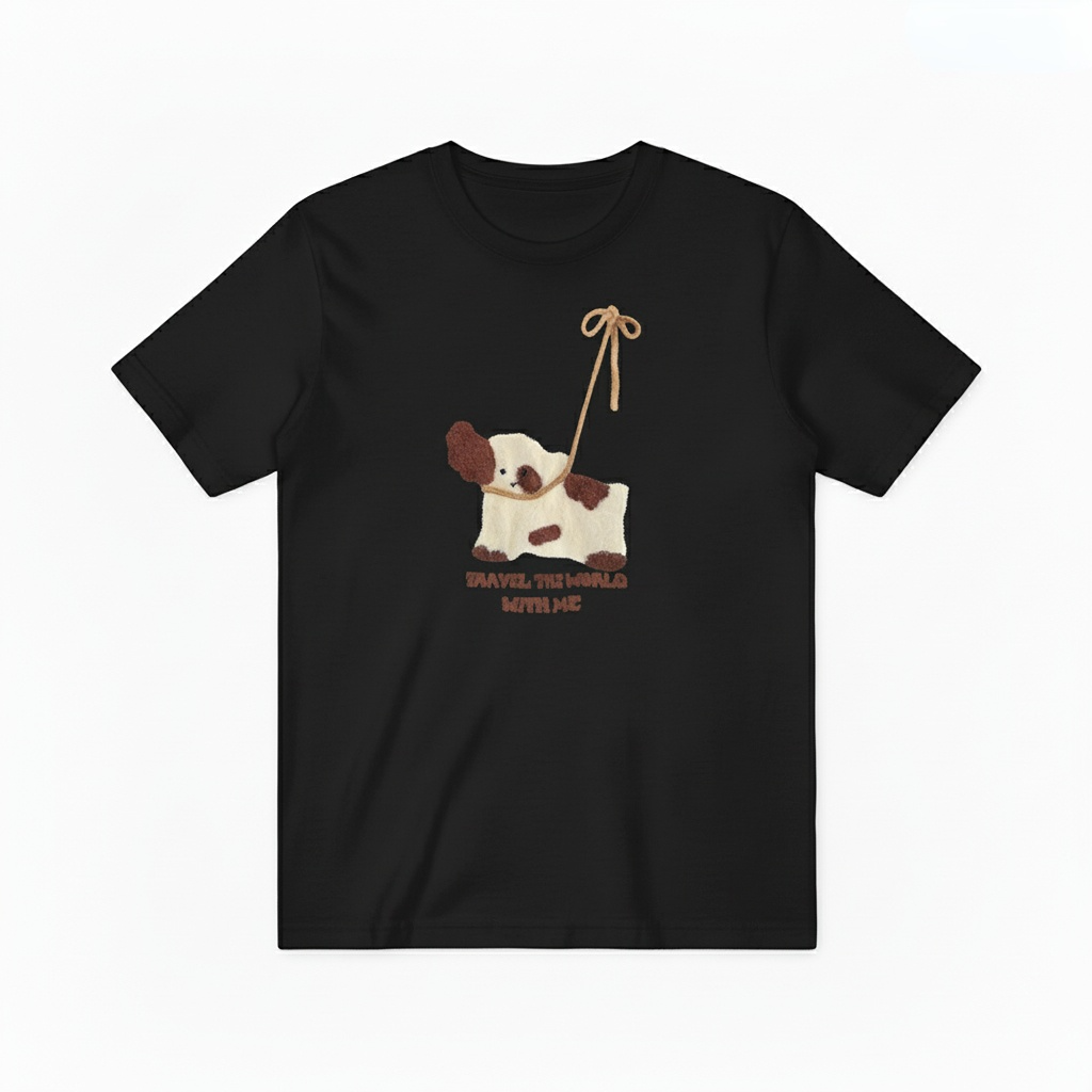 Travel The World Dog Graphic Sweater Animal Lover Gift T7048