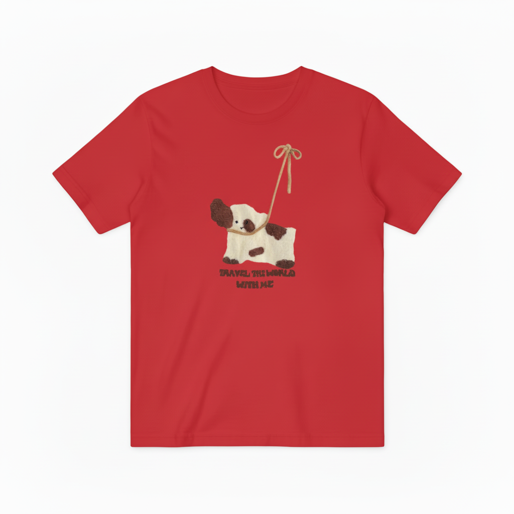 Travel The World Dog Graphic Sweater Animal Lover Gift T7048