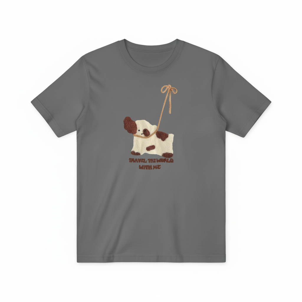 Travel The World Dog Graphic Sweater Animal Lover Gift T7048