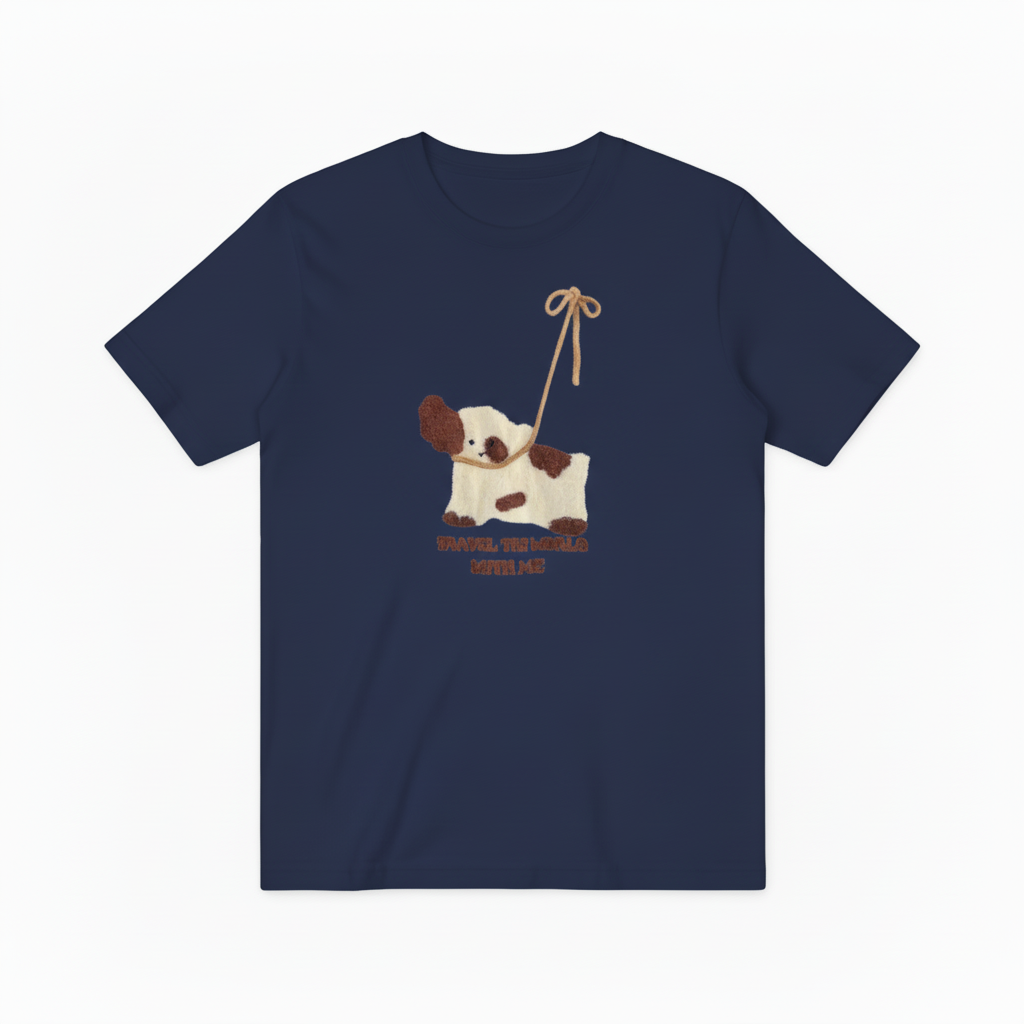 Travel The World Dog Graphic Sweater Animal Lover Gift T7048