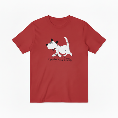 Simply The Best Dog Graphic Sweater Animal Lover Gift T7049