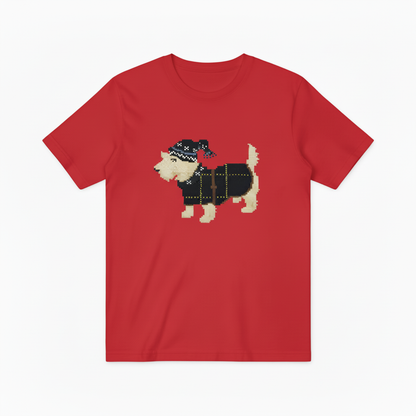 Scottie Dog Graphic Sweater Vintage Christmas Dog Lover Gift T7051