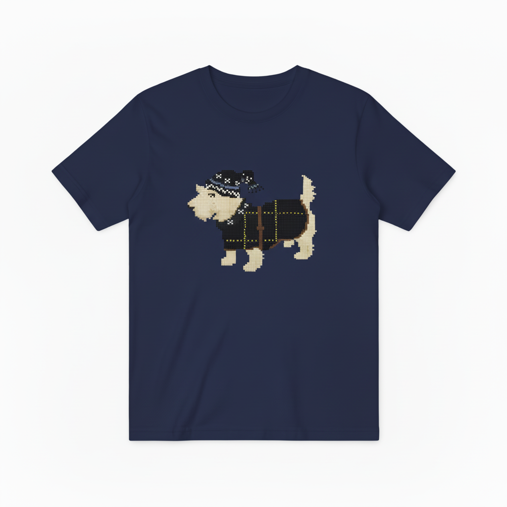 Scottie Dog Graphic Sweater Vintage Christmas Dog Lover Gift T7051