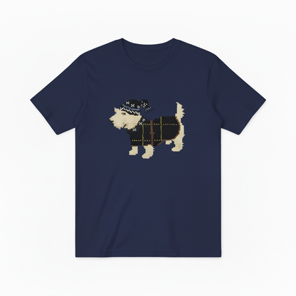 Scottie Dog Graphic Sweater Vintage Christmas Dog Lover Gift T7051