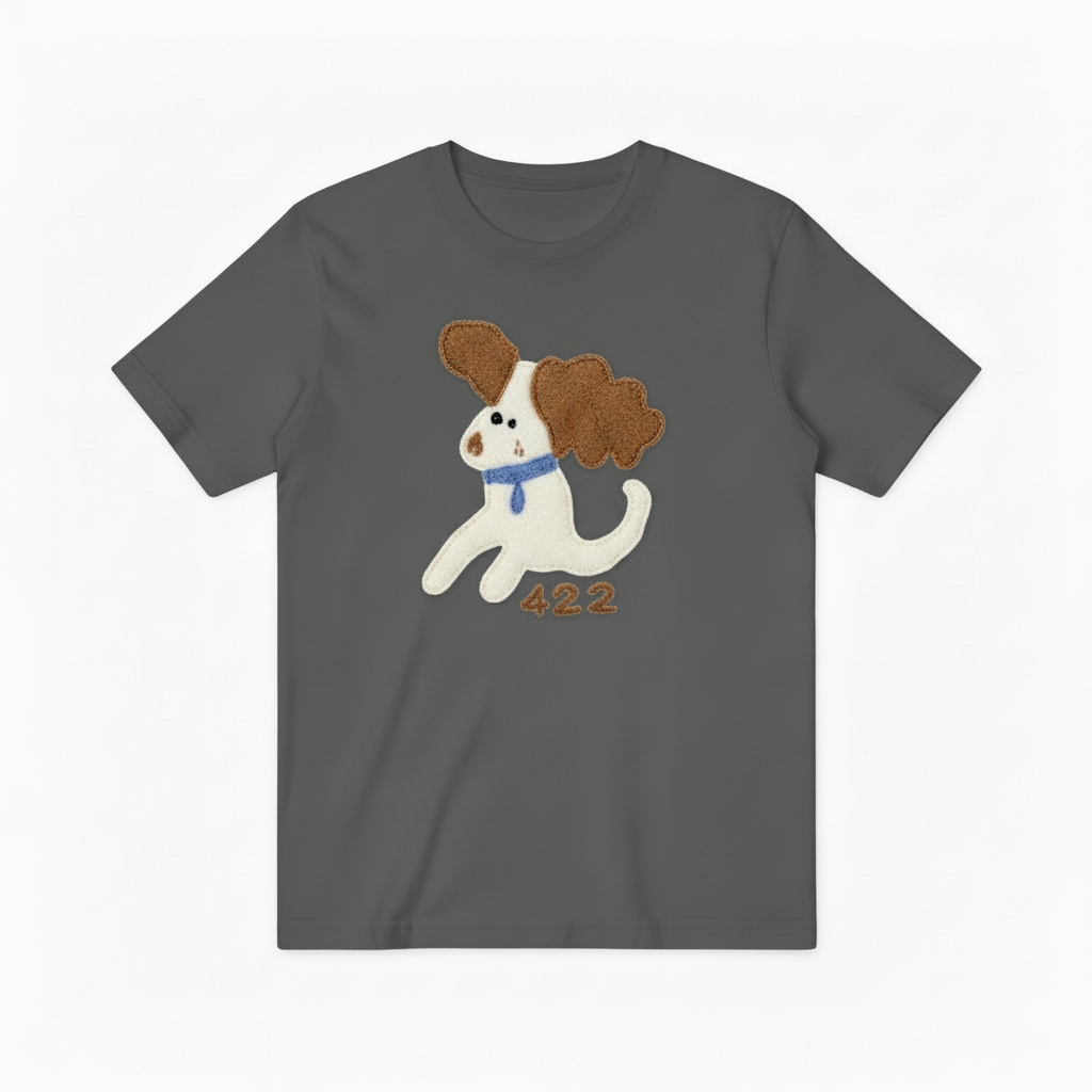 422 Puppy Graphic Tee Cute Dog Lover Gift T7052
