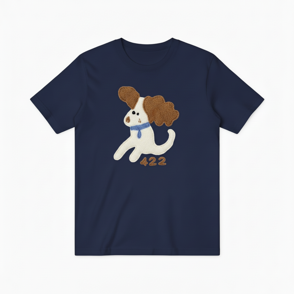 422 Puppy Graphic Tee Cute Dog Lover Gift T7052
