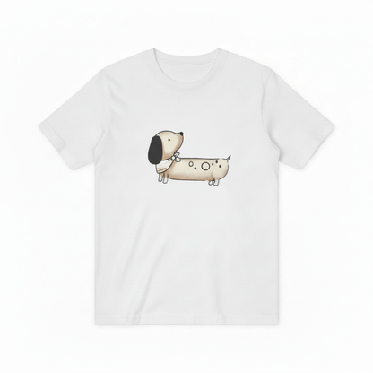 Cartoon Dachshund Graphic Tee Cute Dog Lover Gift T7053
