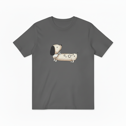 Cartoon Dachshund Graphic Tee Cute Dog Lover Gift T7053