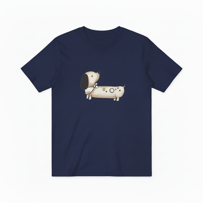 Cartoon Dachshund Graphic Tee Cute Dog Lover Gift T7053