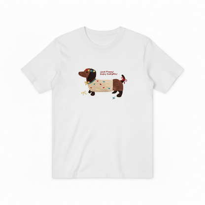 Good Puppy Dachshund Graphic Tee Cute Dog Lover Gift T7054