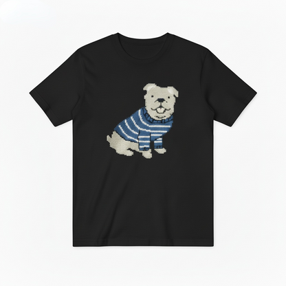 English Bulldog Graphic Sweater Nautical Dog Lover Gift T7056
