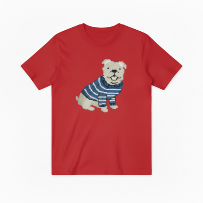 English Bulldog Graphic Sweater Nautical Dog Lover Gift T7056