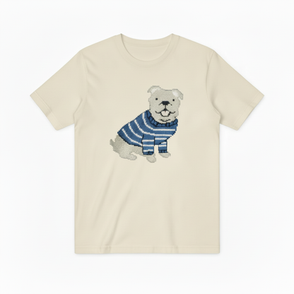 English Bulldog Graphic Sweater Nautical Dog Lover Gift T7056
