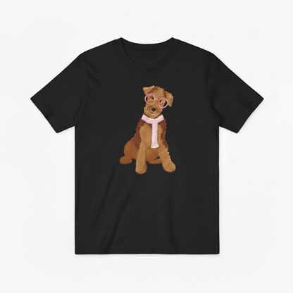 Airedale Terrier Graphic Tee Chic Dog Lover Gift T7063