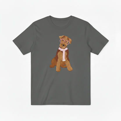 Airedale Terrier Graphic Tee Chic Dog Lover Gift T7063