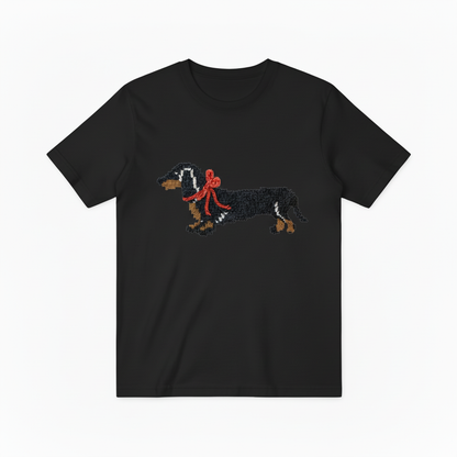 Dachshund Graphic Sweater Fair Isle Knit Dog Lover Gift T7068