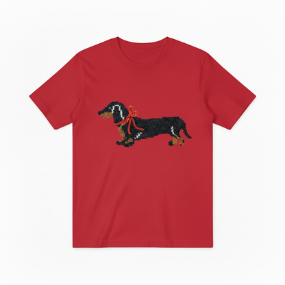 Dachshund Graphic Sweater Fair Isle Knit Dog Lover Gift T7068
