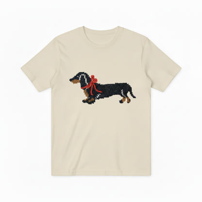 Dachshund Graphic Sweater Fair Isle Knit Dog Lover Gift T7068