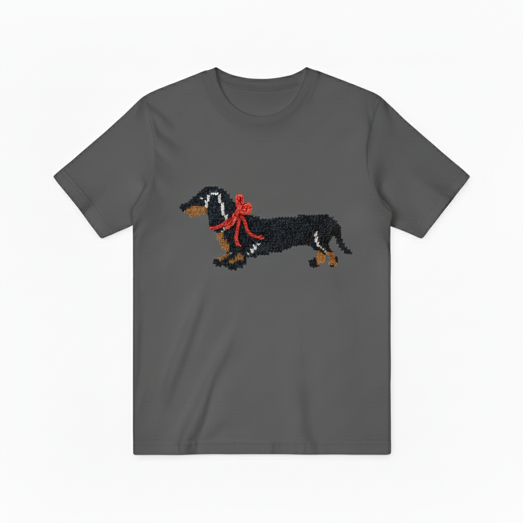 Dachshund Graphic Sweater Fair Isle Knit Dog Lover Gift T7068