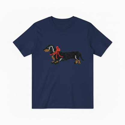 Dachshund Graphic Sweater Fair Isle Knit Dog Lover Gift T7068
