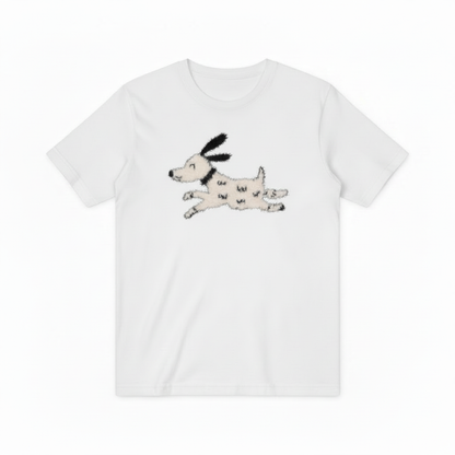 Running Spotty Dog Graphic Sweater Cute Dog Lover Gift T7069