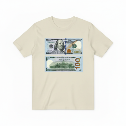 100 Dollar Bill Design - Beige