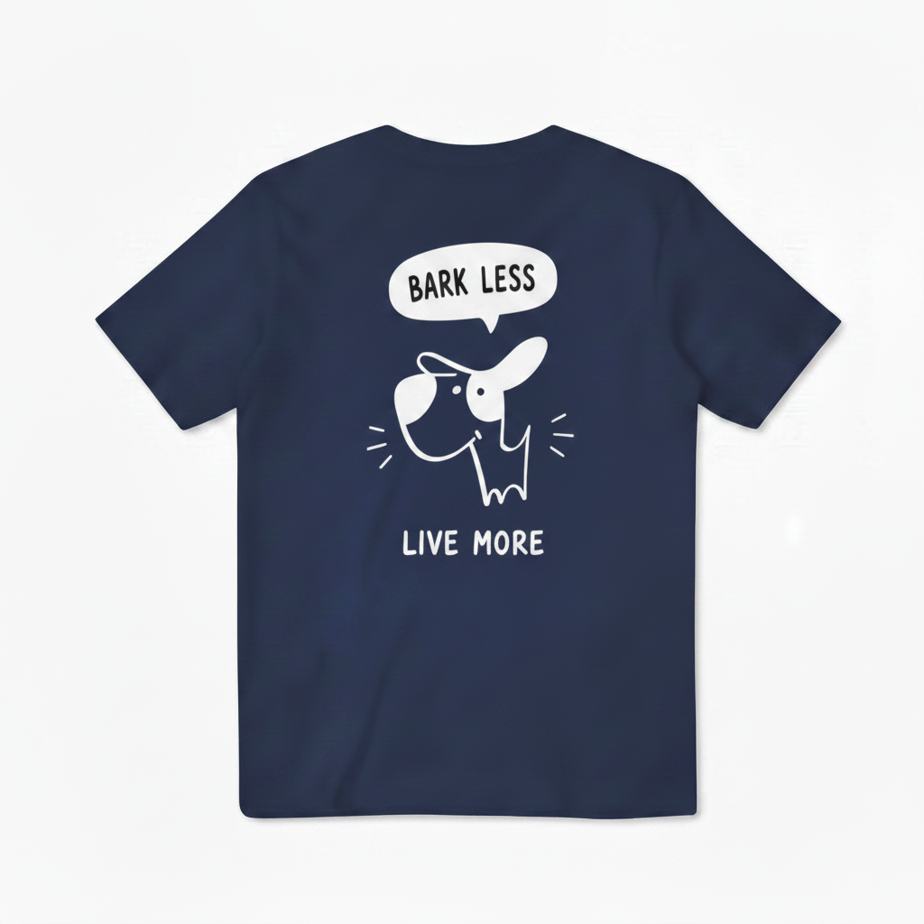 Bark Less, Live More Tee