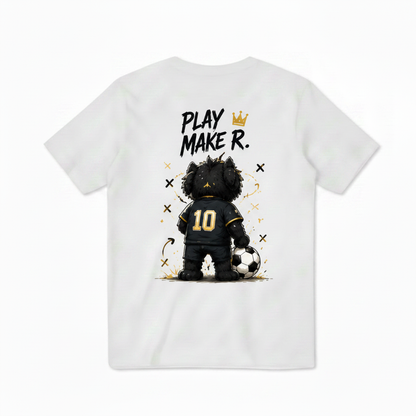 Playmaker King Cat Soccer Graphic Tee
