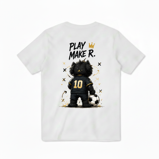 Playmaker King Cat Soccer Graphic Tee