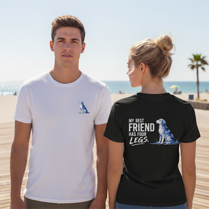 My Best Friend Has Four Legs Dog Graphic Tee