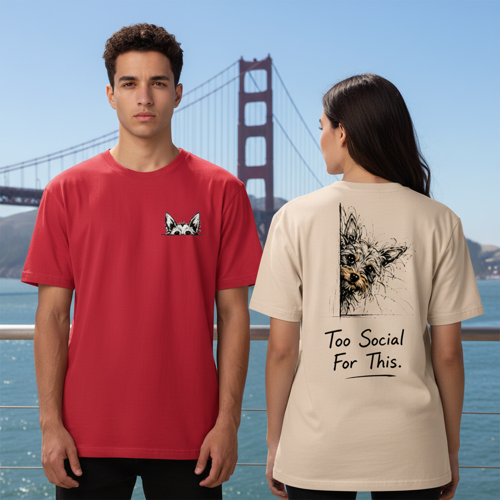 Too Social For This Tee