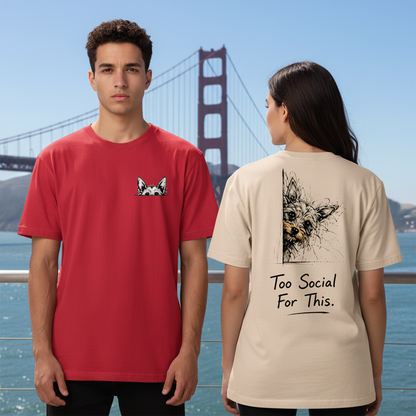 Too Social For This Tee