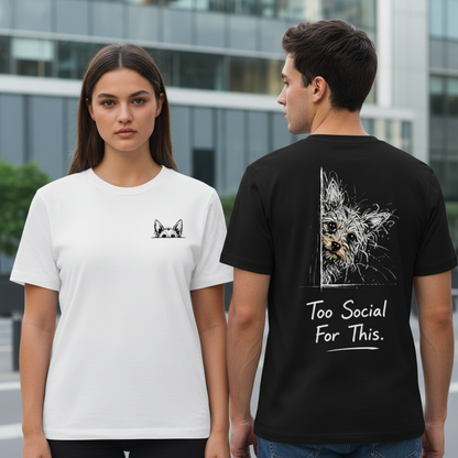 Too Social For This Tee
