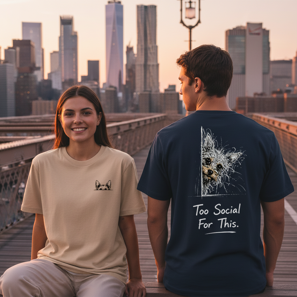 Too Social For This Tee