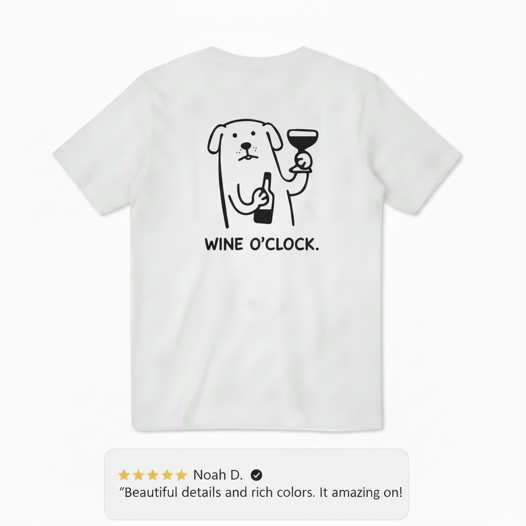 Wine O'Clock Tee