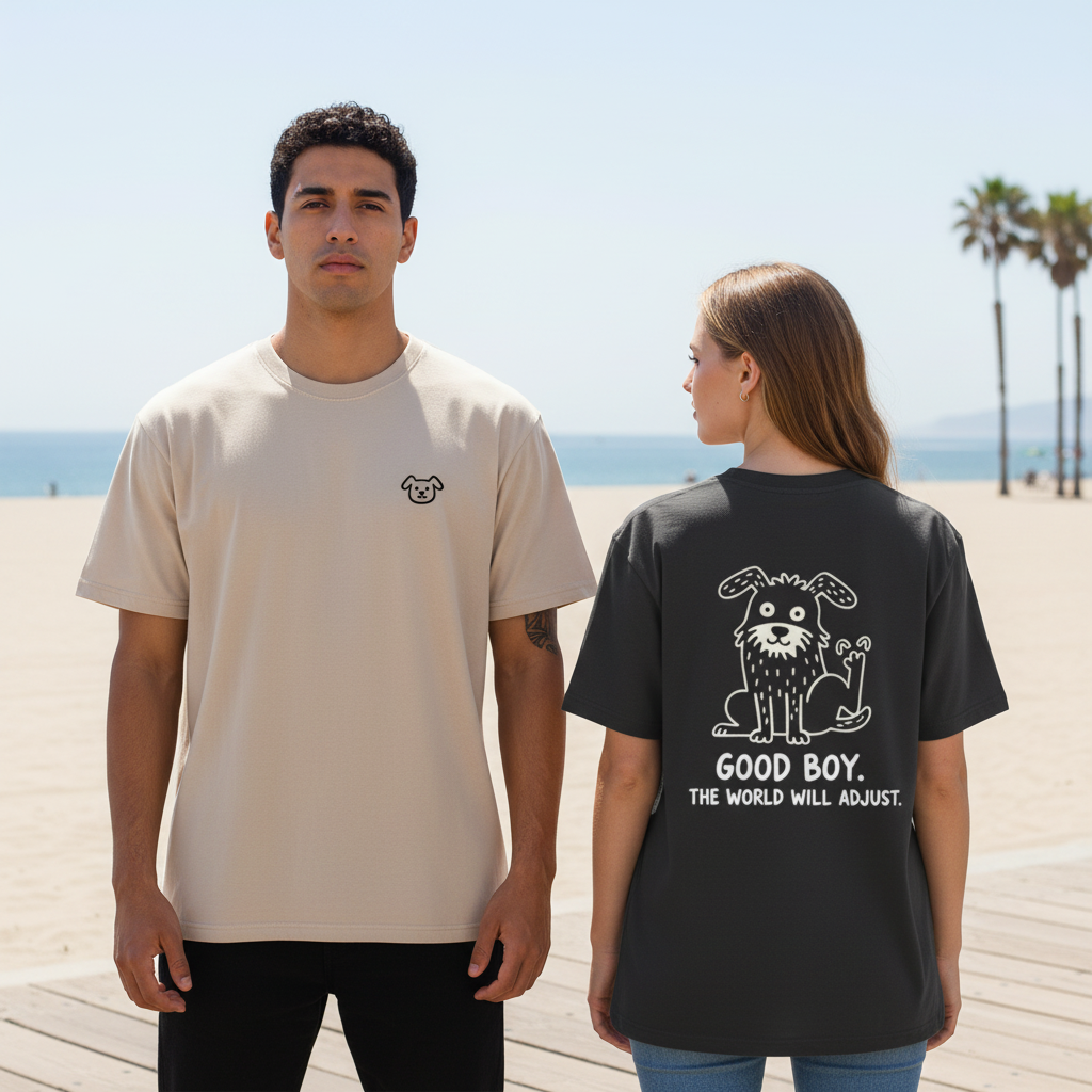 Good Boy. The World Will Adjust. Tee