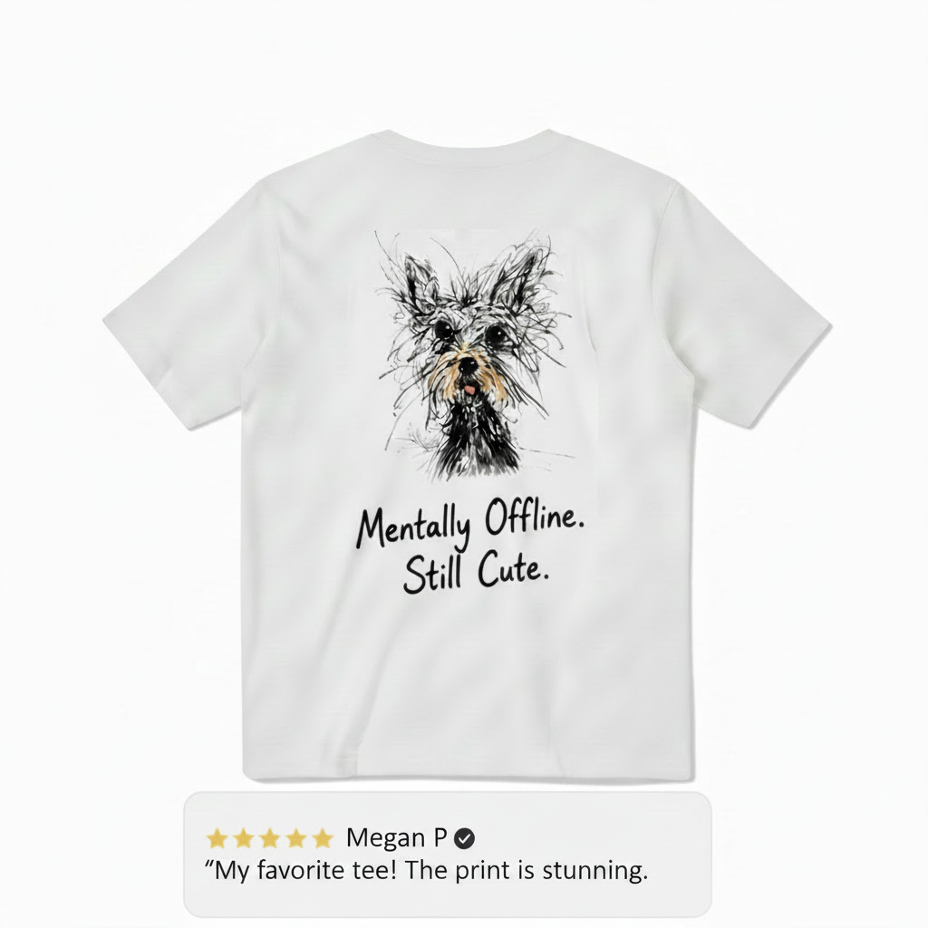 Mentally Offline. Still Cute. Tee