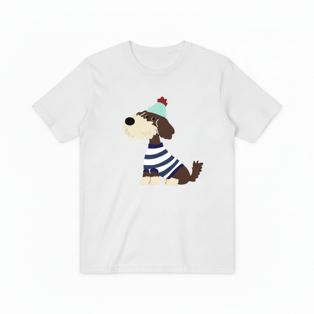 Cozy Dog Graphic Tee Funny Pet Gift T6002