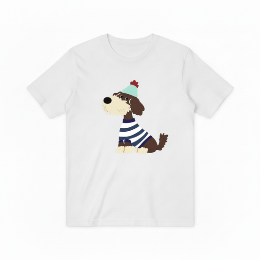 Cozy Dog Graphic Tee Funny Pet Gift T6002