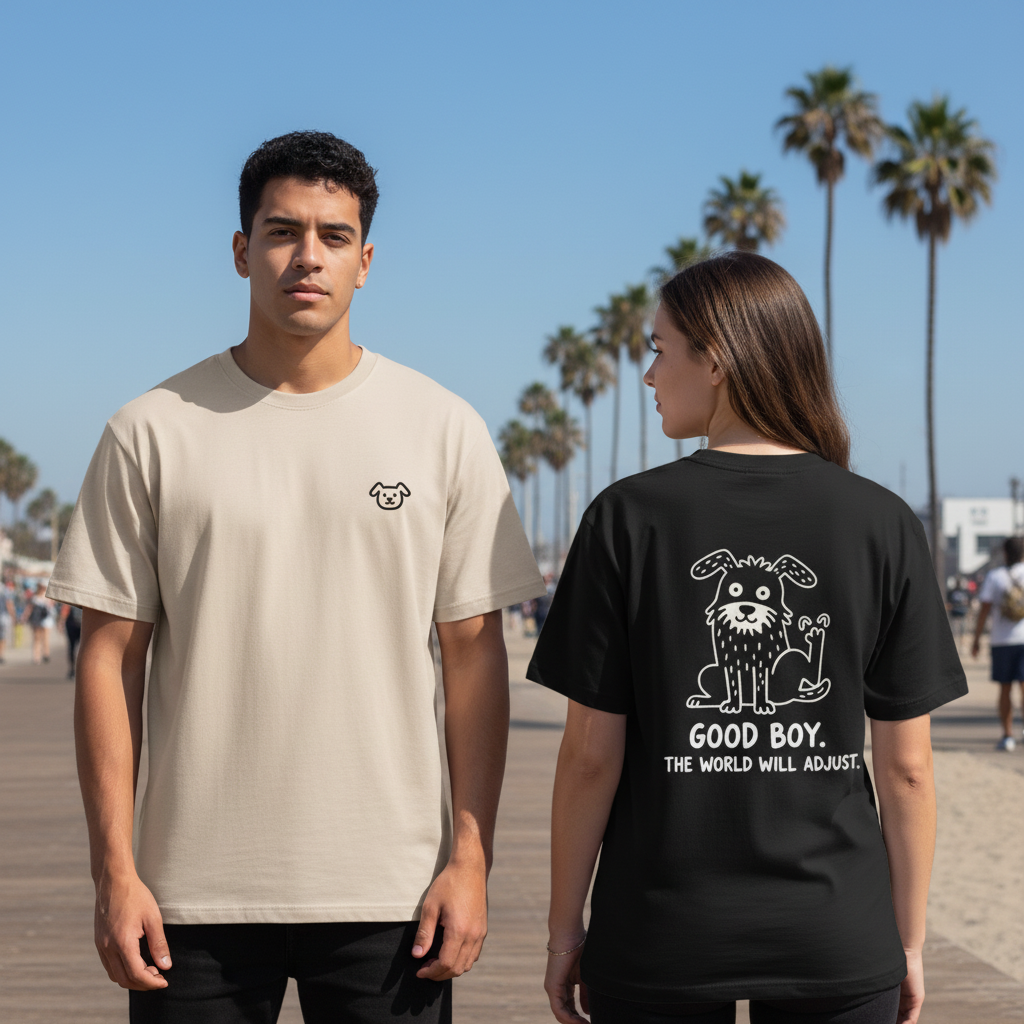 Good Boy. The World Will Adjust. Tee